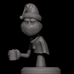 The Grinch's Morning Coffee Bust 3d model