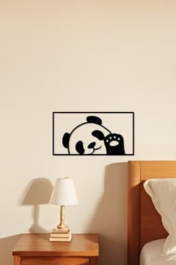 Panda Wall Art, Wall Decor, Home Decor 3d model