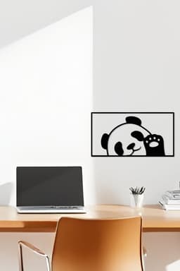 Panda Wall Art, Wall Decor, Home Decor 3d model