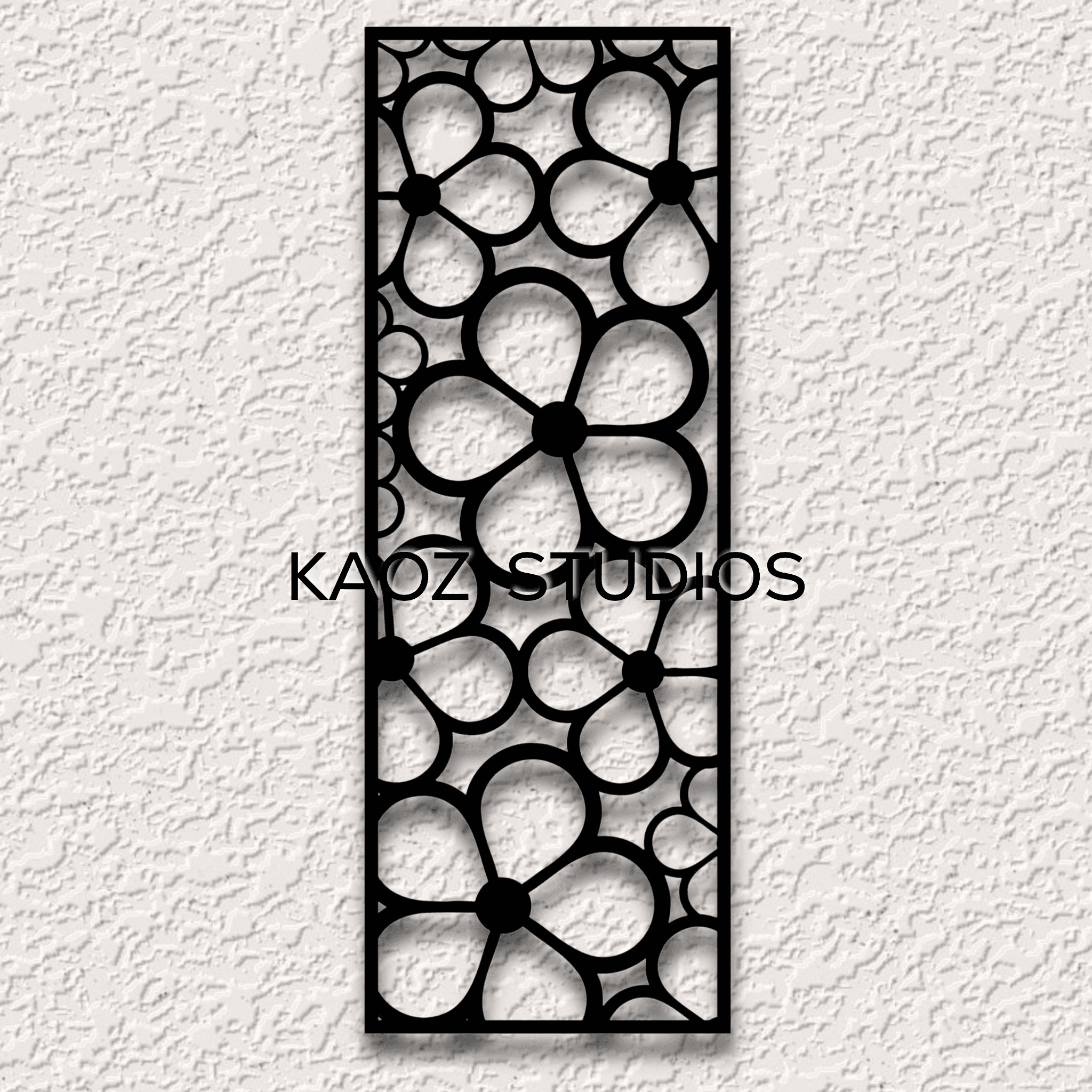 flowers wall art daisies wall decor floral garden decoration valentines day 3d model