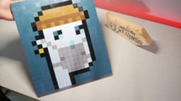 NFT Pixelart - Cryptopunk#7523 3d model