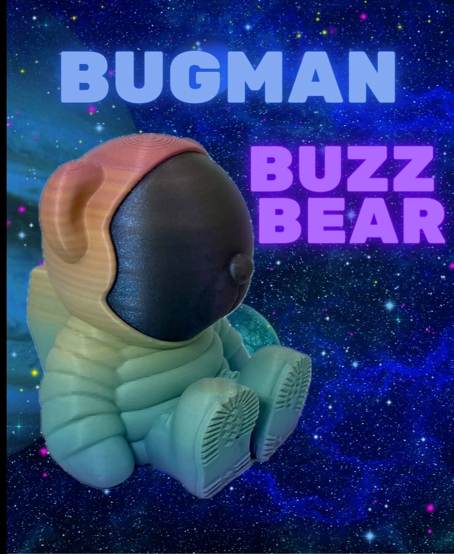 I love Buzz! Printed in Polymaker Polyterra Pastel Rainbow and Starlight Mercury!