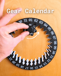 Gear Calendar 3d model