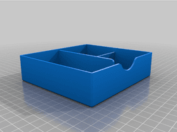Box desk organizer 3d model