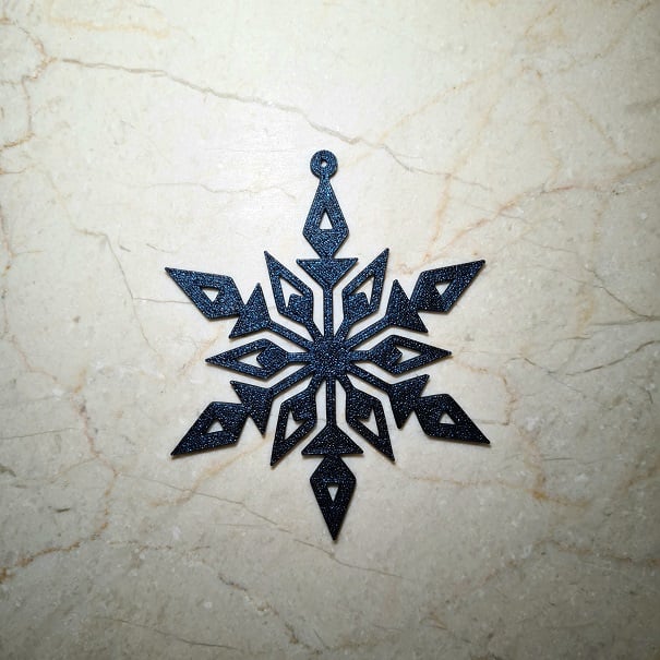 snowflake 3d model