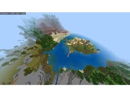 Minecraft Cliff Island VI 3d model