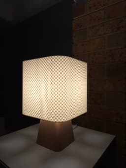 Weave 01 Lamp - Cube 3d model