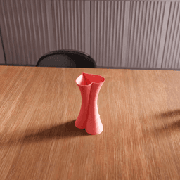 Twisted Heart Vase 3d model