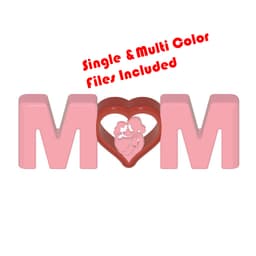 Mother's Day with Daughter 3d model