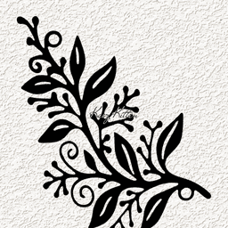mountain fern WALL ART 3d model