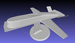 Northrop Tacit Blue Early US Stealth Plane Prototype 3d model
