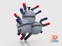 Magneton Pokeball 3d model