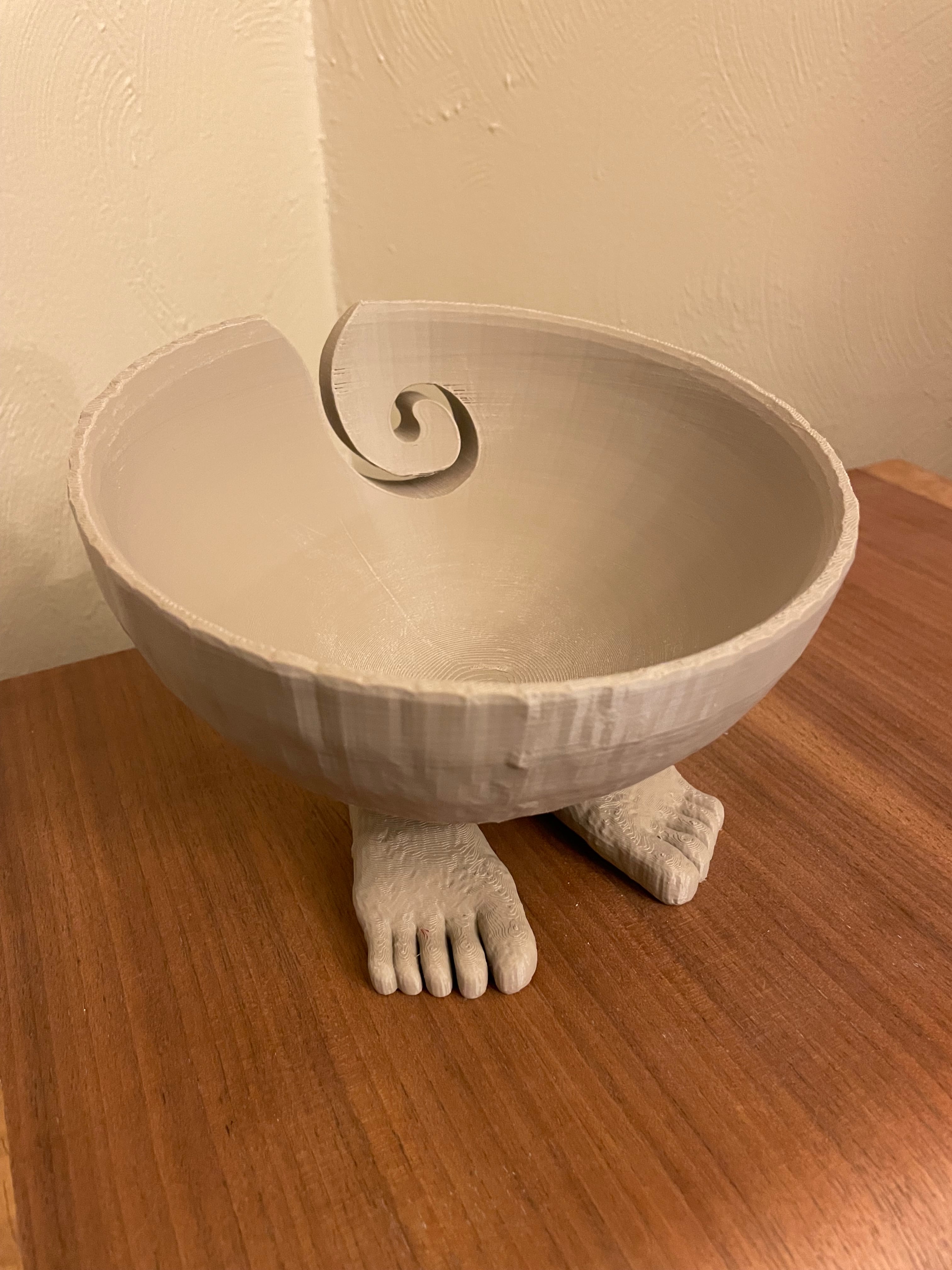 Yarn Foot Bowl 3d model