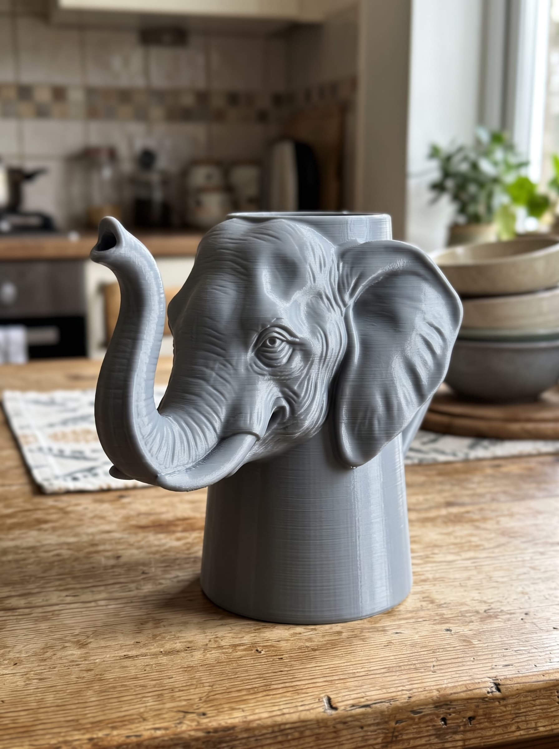 Elephant Watering Can & Planter: 3d model