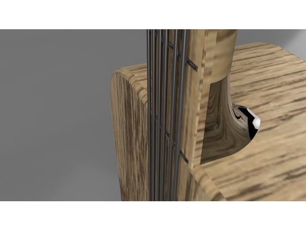 Acoustic Guitar Model 3d model