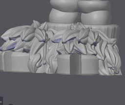 Highland Cow Goose Gear for Porch Goose 3d model