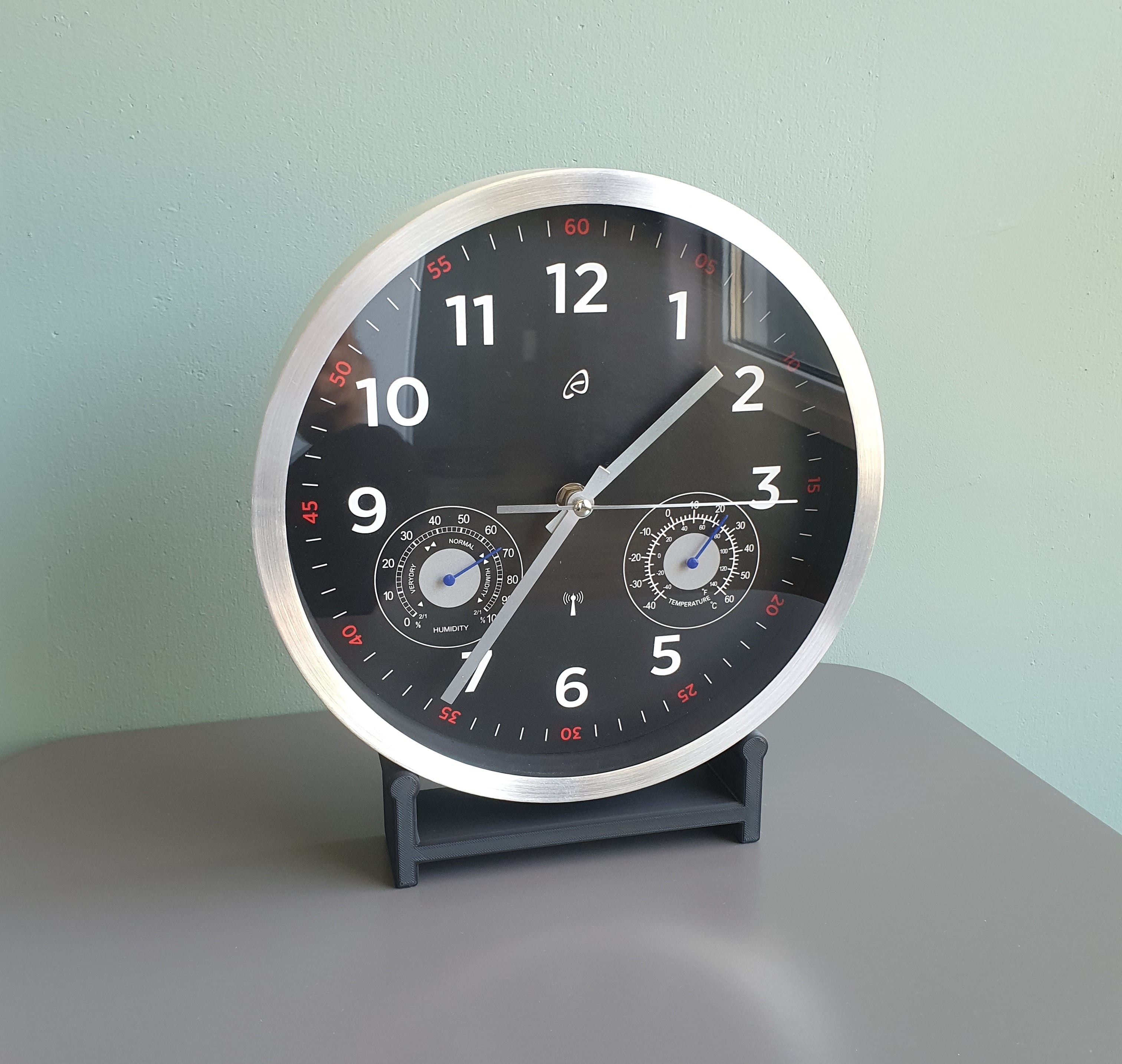 Universal Desk Clock Stand for Wall Clocks 3d model