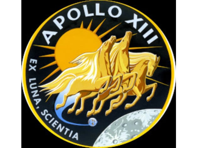 Apollo 13 Mission Patch 3d model