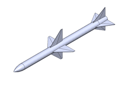 1:72 AIM-7 Sparrow.3MF 3d model