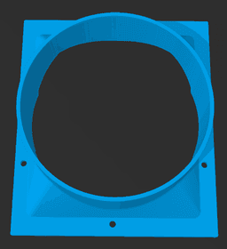 Bambu X1C Vent Adapter 3d model
