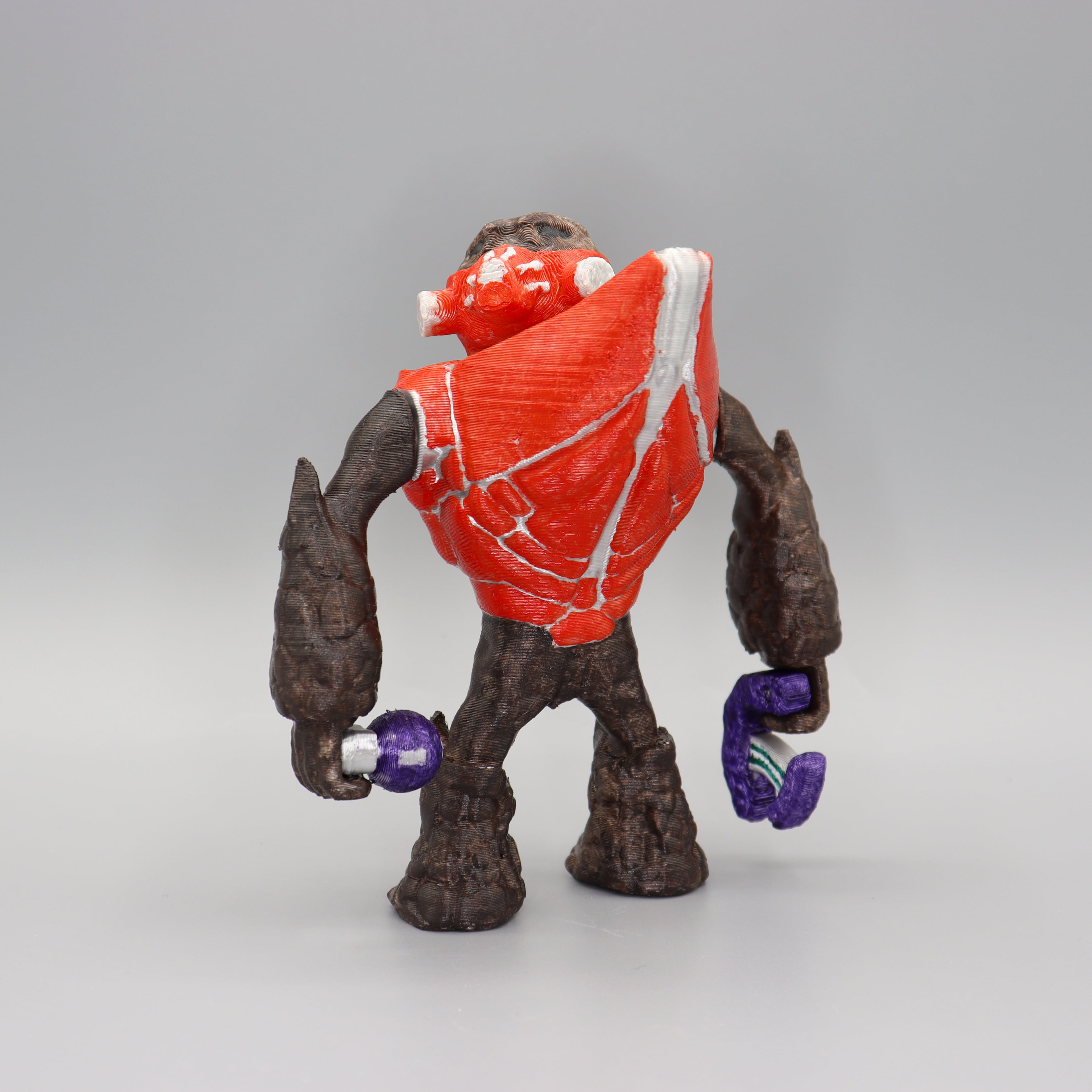 Grunt fully articulated 3d model