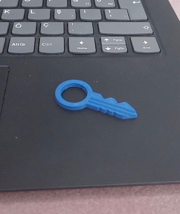 key keychain 3d model