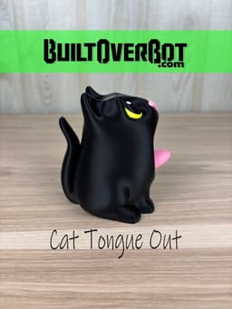 Cat Tongue Out 3d model