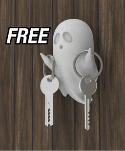 Ghost Key Holder - Halloween Edition 3d model