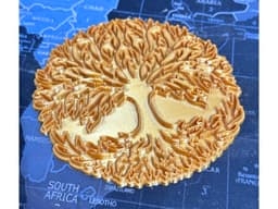 Unique Tree of Life Coaster 3d model