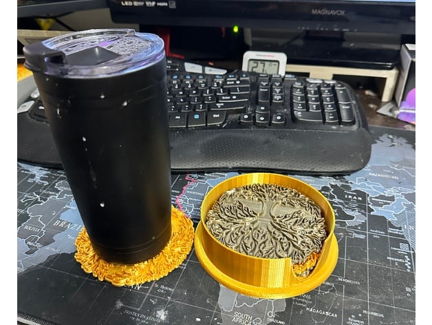 Unique Tree of Life Coaster 3d model