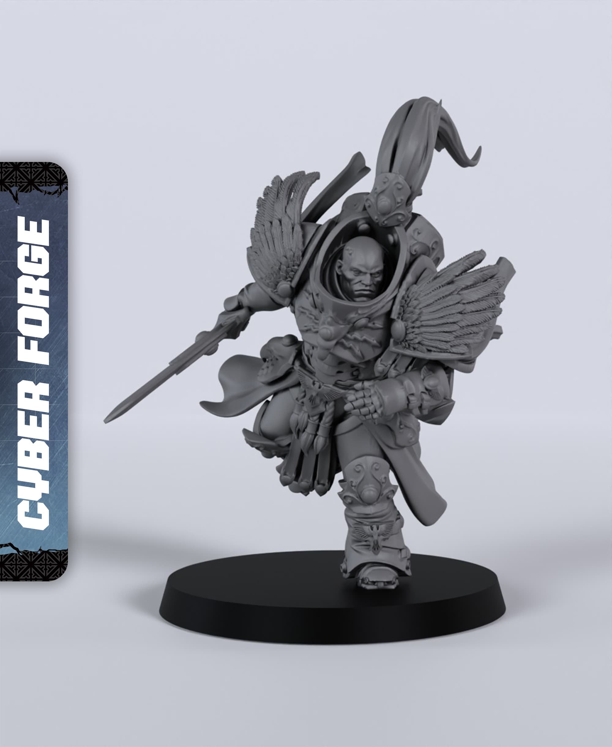 Brother Gladius - With Free Cyberpunk - Sci-Fi Gift Ideas for RPG and Wargamers 3d model