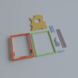Acoustic Guitar Frame 3d model