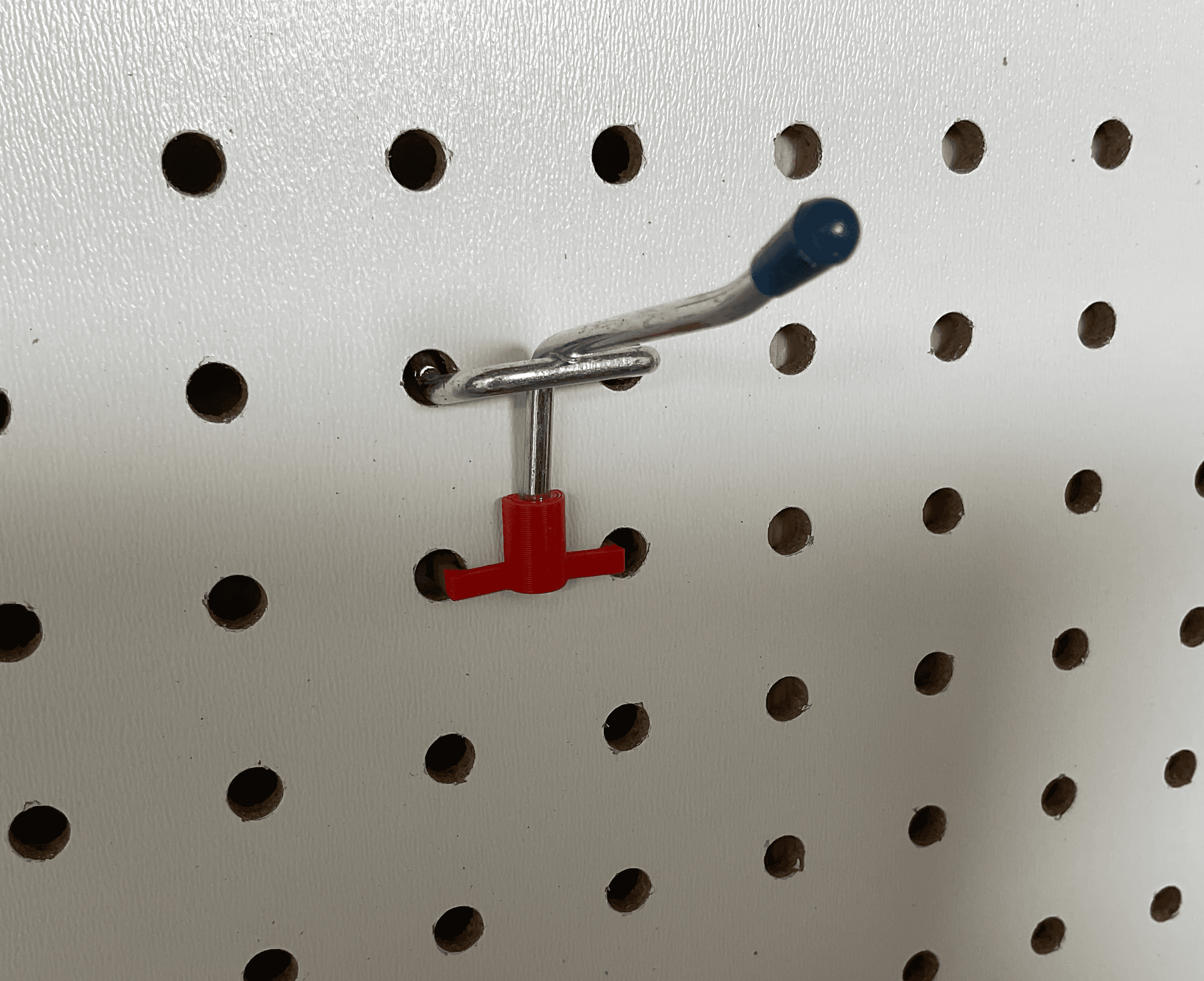 Pegboard Hook Holder 3d model