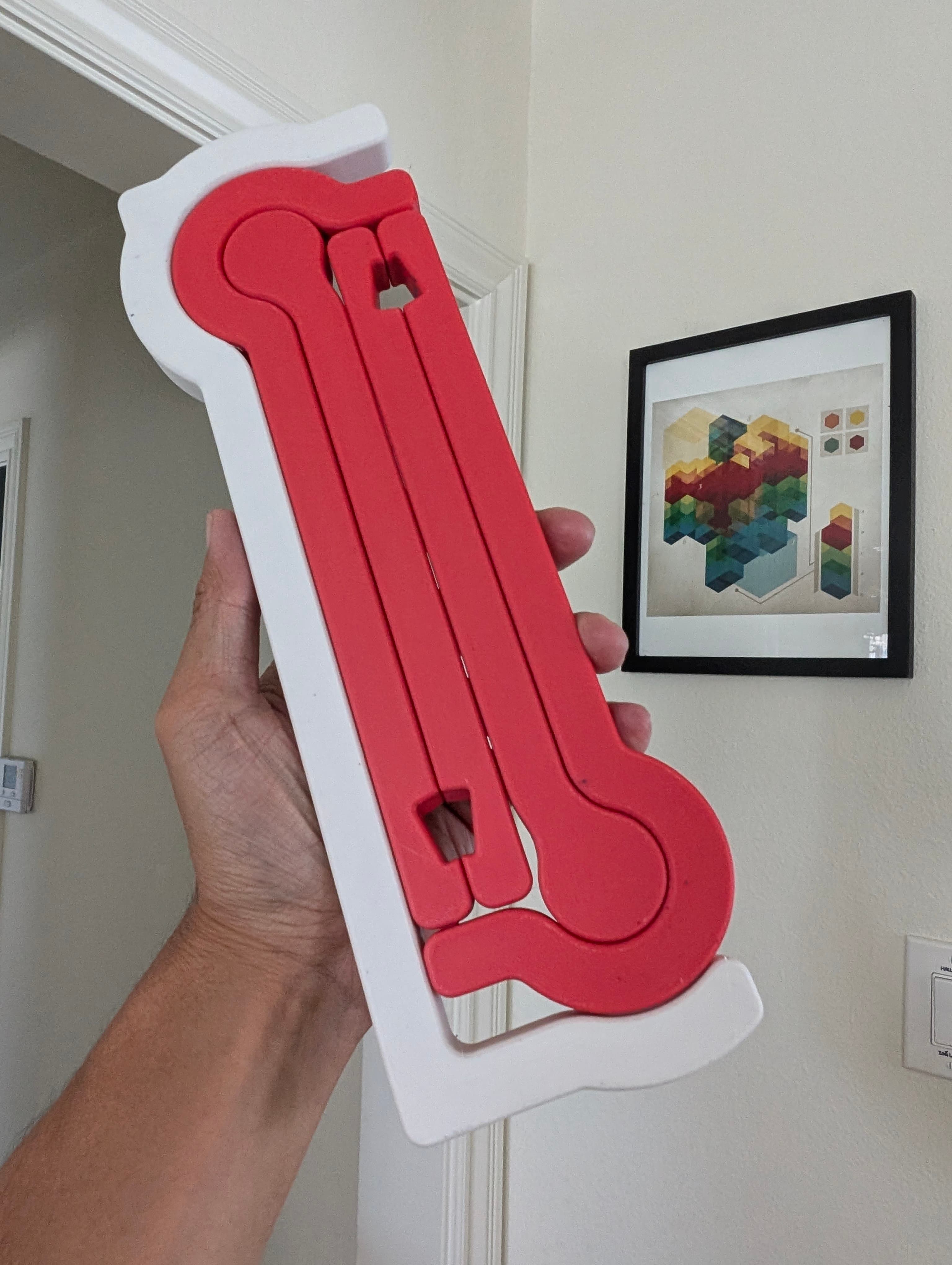 Laptop Stand - Respect to Jankmart's latest updates. v19 looks and works great. My Overture PLA filament printed better than Geeetech but ymmv. - 3d model