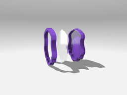 Frame for a Badge 3d model