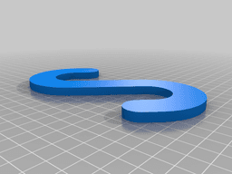 S Hook Fusion 360 Shape Optimization Demo 3d model