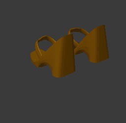 Stylized High Heel Sandals for 3D Printed Female Figures 3d model