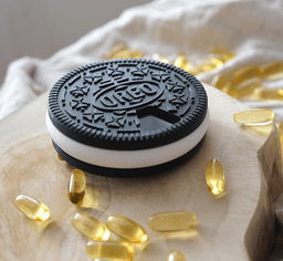 Pill Organizer Fidget - Oreo Style 3d model