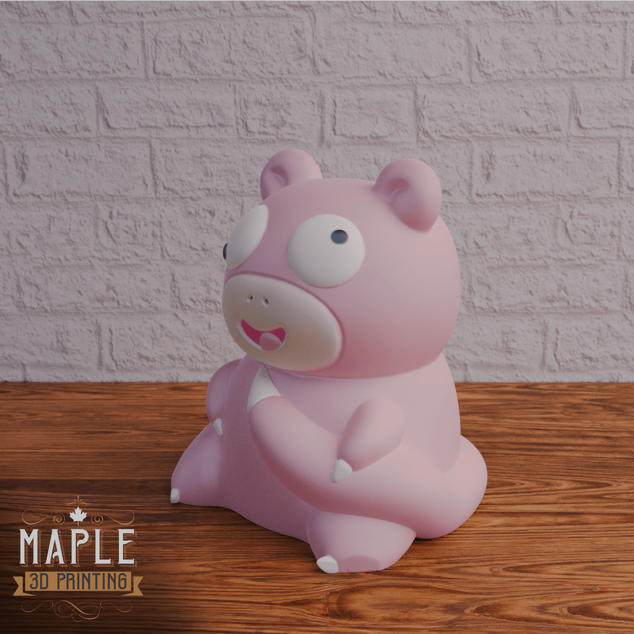 Derpy Slowpoke - Pokemon 3d model