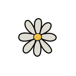 Daisy Fridge Magnet.stl 3d model