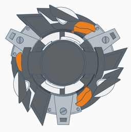 BEYBLADE PENGUIRUS | COMPLETE | BEIGOMA BATTLE SERIES 3d model