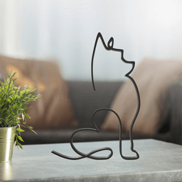 Dog Line Art, Modern, Minimalist 3d model