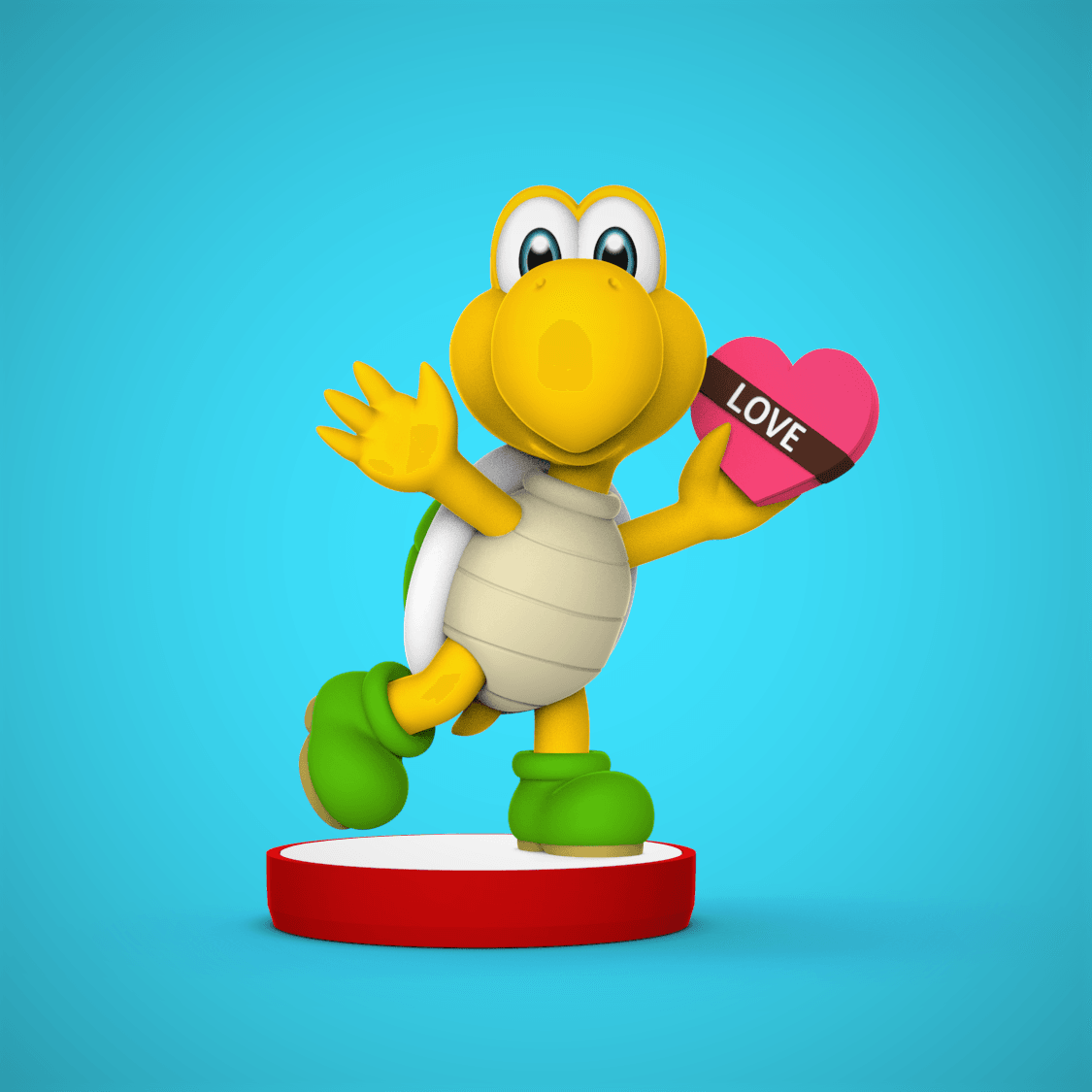 Koopa Love 3d model