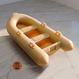 Toy boat 3d model