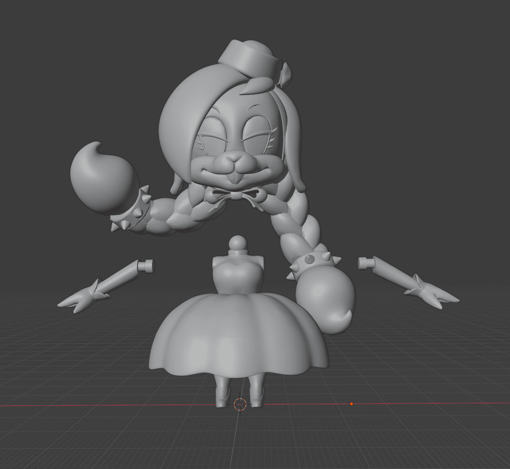 Hariet - Custom WON 2.5 scale figure 3d model