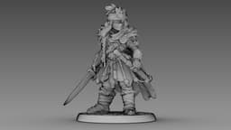 Woven Warrior 3d model