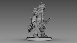 Woven Warrior 3d model