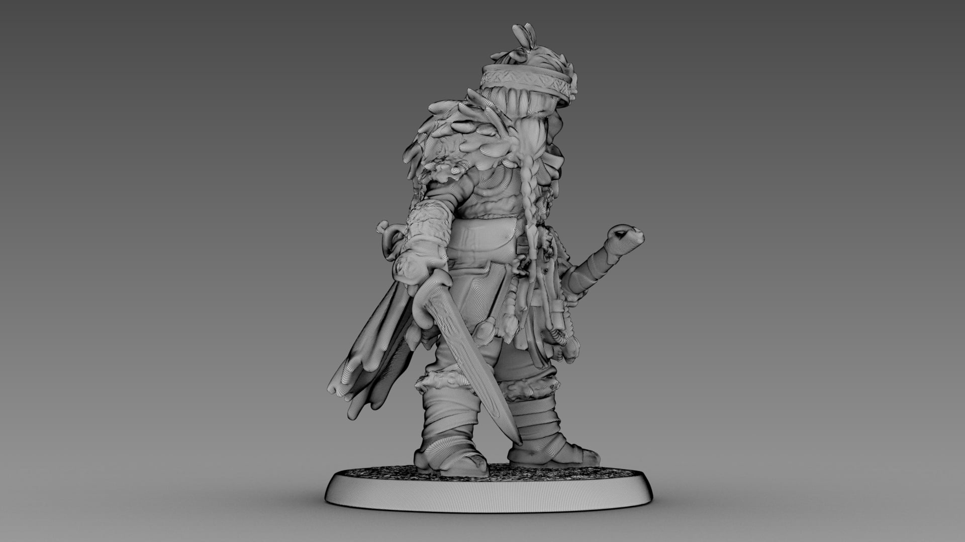 Woven Warrior 3d model