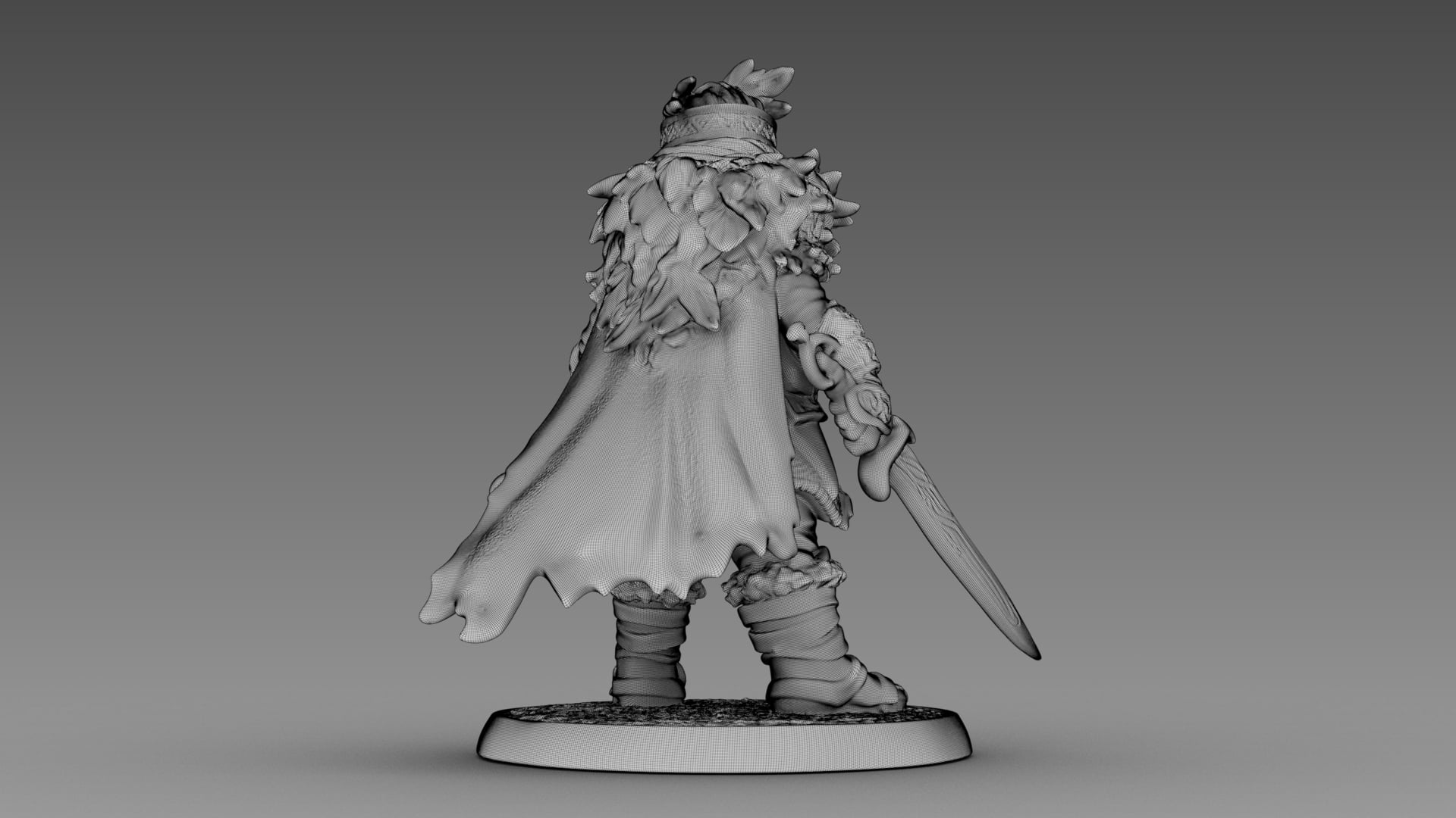 Woven Warrior 3d model