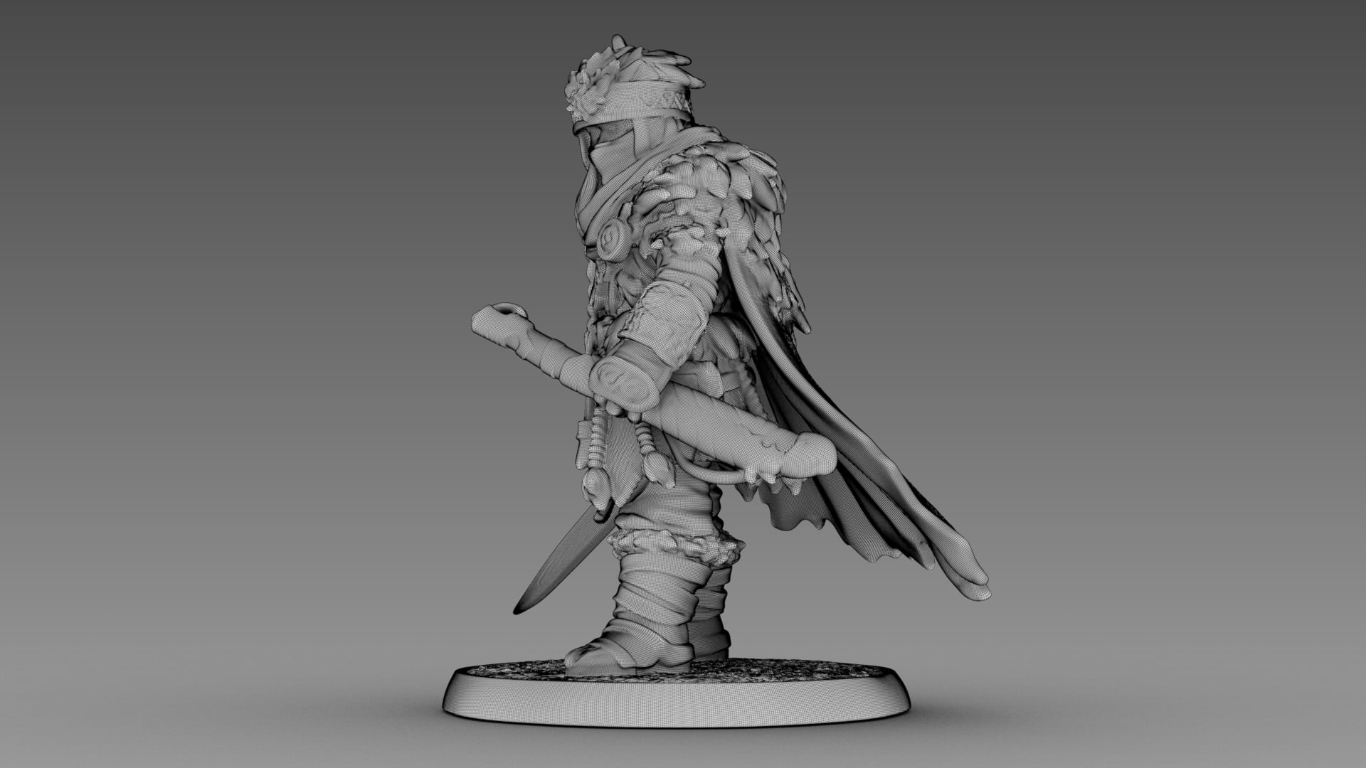 Woven Warrior 3d model